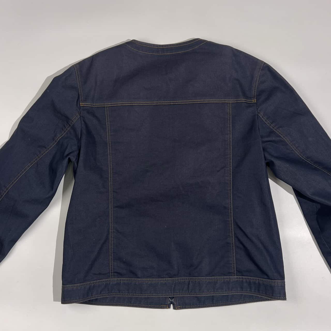 GREEN CLUBS グリーンクラブ ワーナーコラボ シルベスター ノーカラー デニム風 ジャケット 2/インディゴ系 レディース