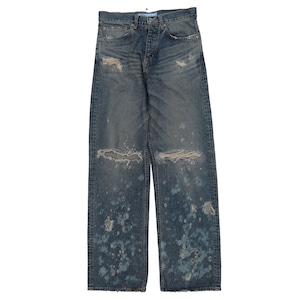 DAIRIKU 24SS "Damage" Straight Denim Pants (Indigo)