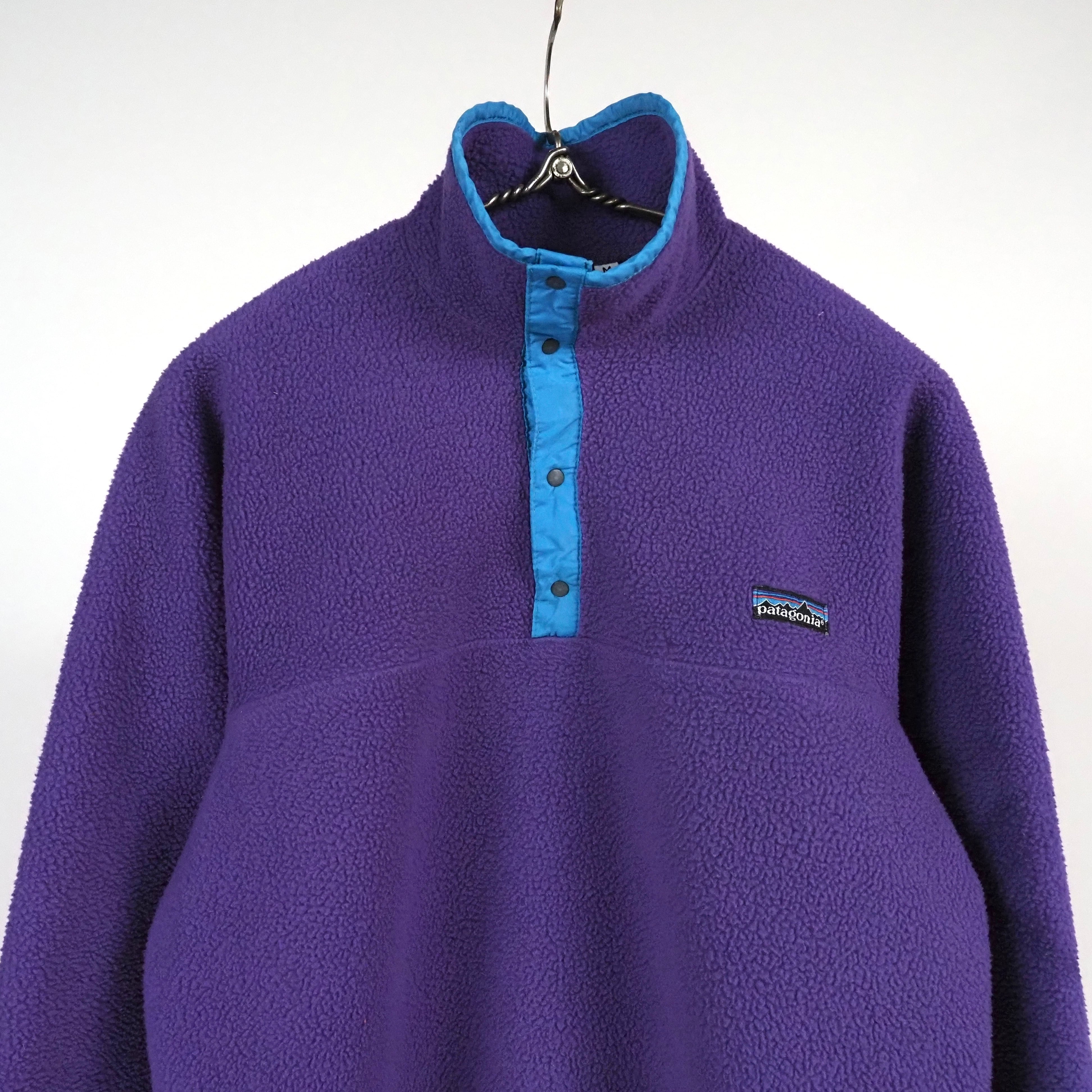 80s Patagonia Snap-T Fleece Jacket M USA製 パタゴニア スナップT
