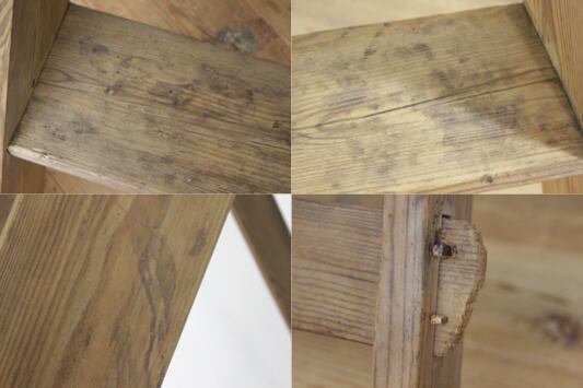 ヴィンテージ 折り畳み 脚立 ステップ ガーデニング 飾り台 レトロ