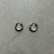 chubby hoop pierce/silver