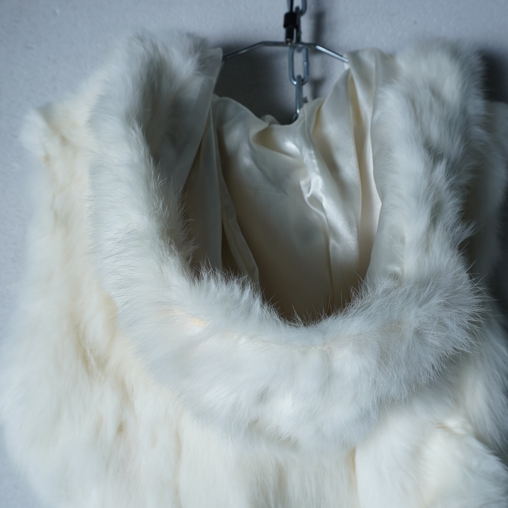 ラビットファーフードベスト | MIXHIVE