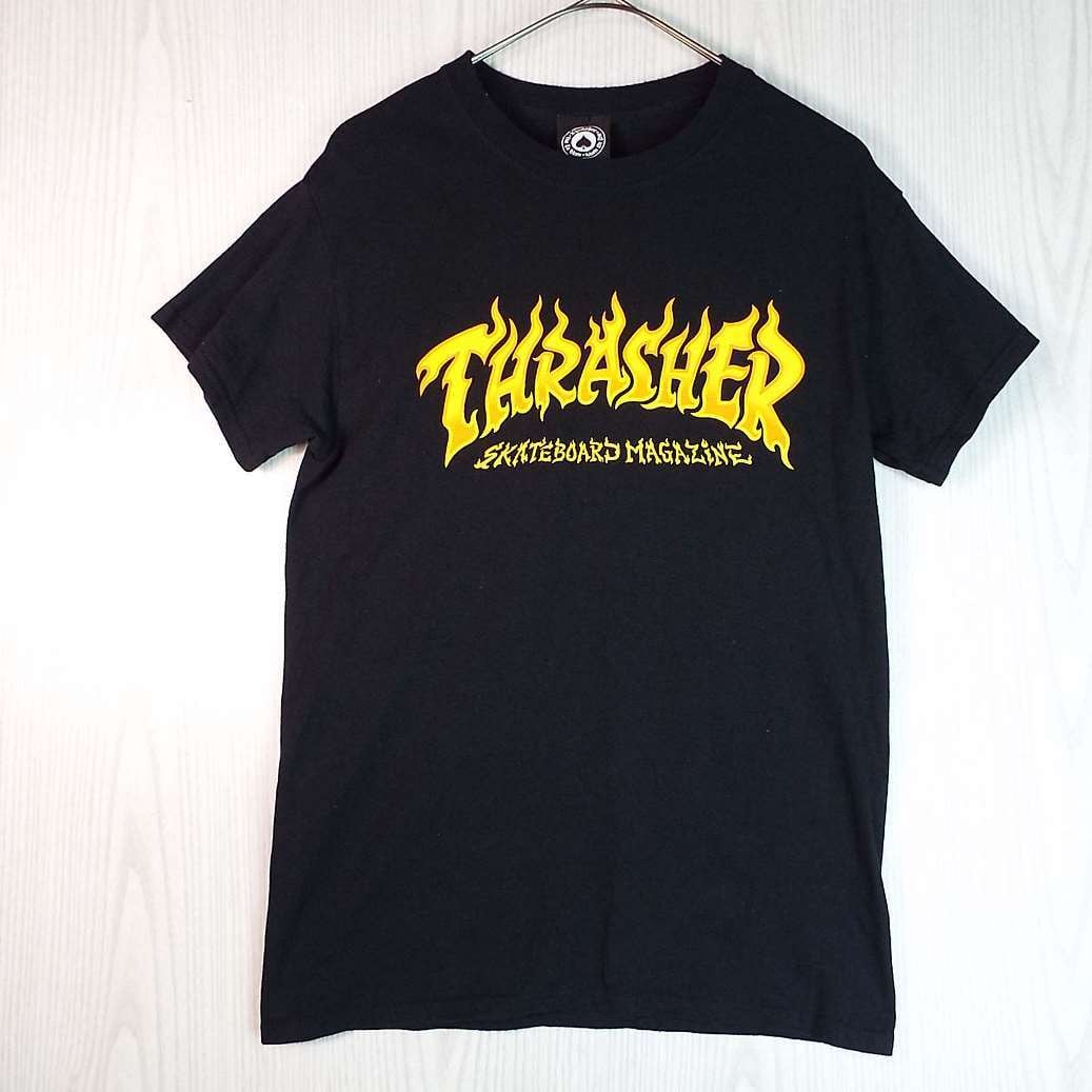 THRASHER メンズ 半袖 Tシャツ 2XL XXLサイズ ホワイト レッド