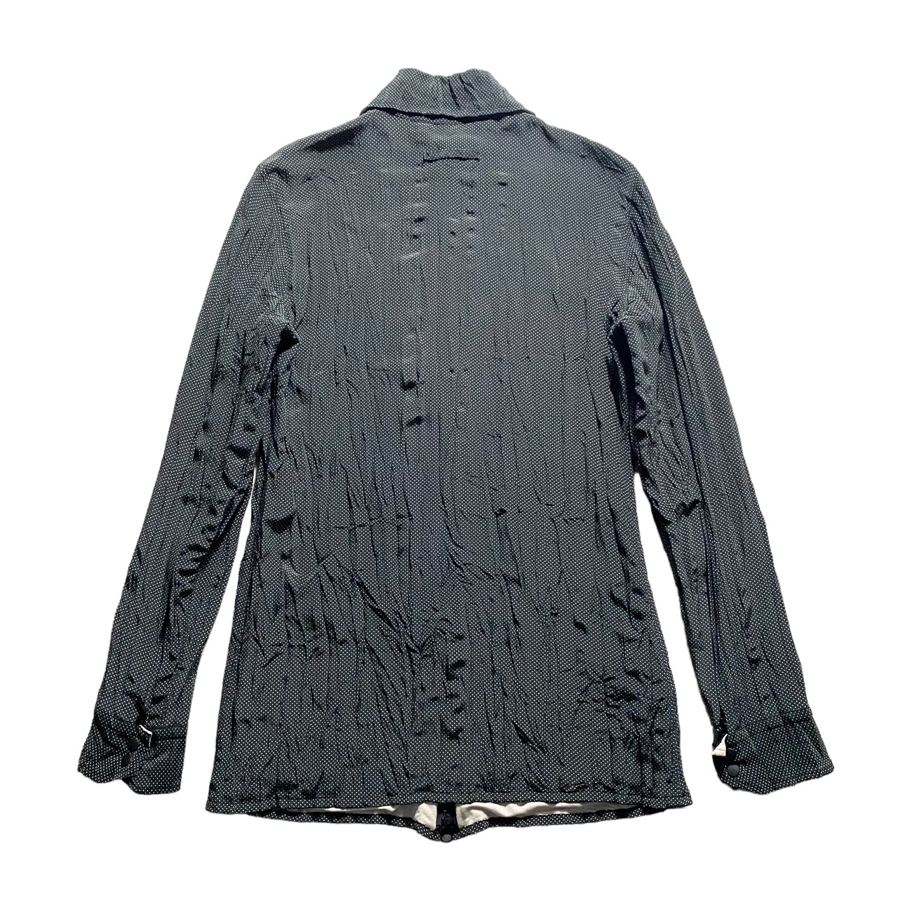 JEAN PAUL GAULTIER FEMME double face silk zip shirt