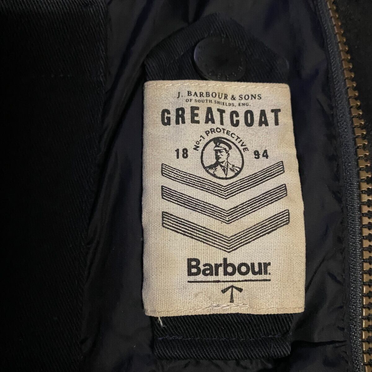 Barbour バブアー GREATCOAT キルティングジャケット メンズS