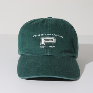 ポロラルフローレン 緑 6パネルキャップ Polo Ralph Lauren