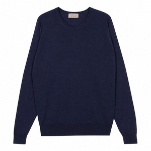 ★定価126,500円・新品未使用★ジョンスメドレー PAXEN パクセン 至高のシルク×カシミヤ 長袖ニット ロイヤルネイビー Sサイズ
