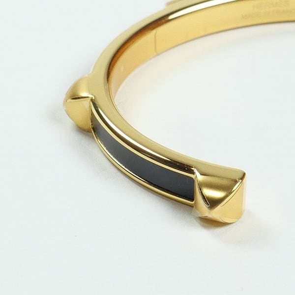 Size【3】 HERMES エルメス BRACELET JONC ATHENA アテナ NOIR T3