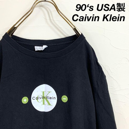 90‘s USA製 Caivin Klein CK ビッグロゴ tシャツ