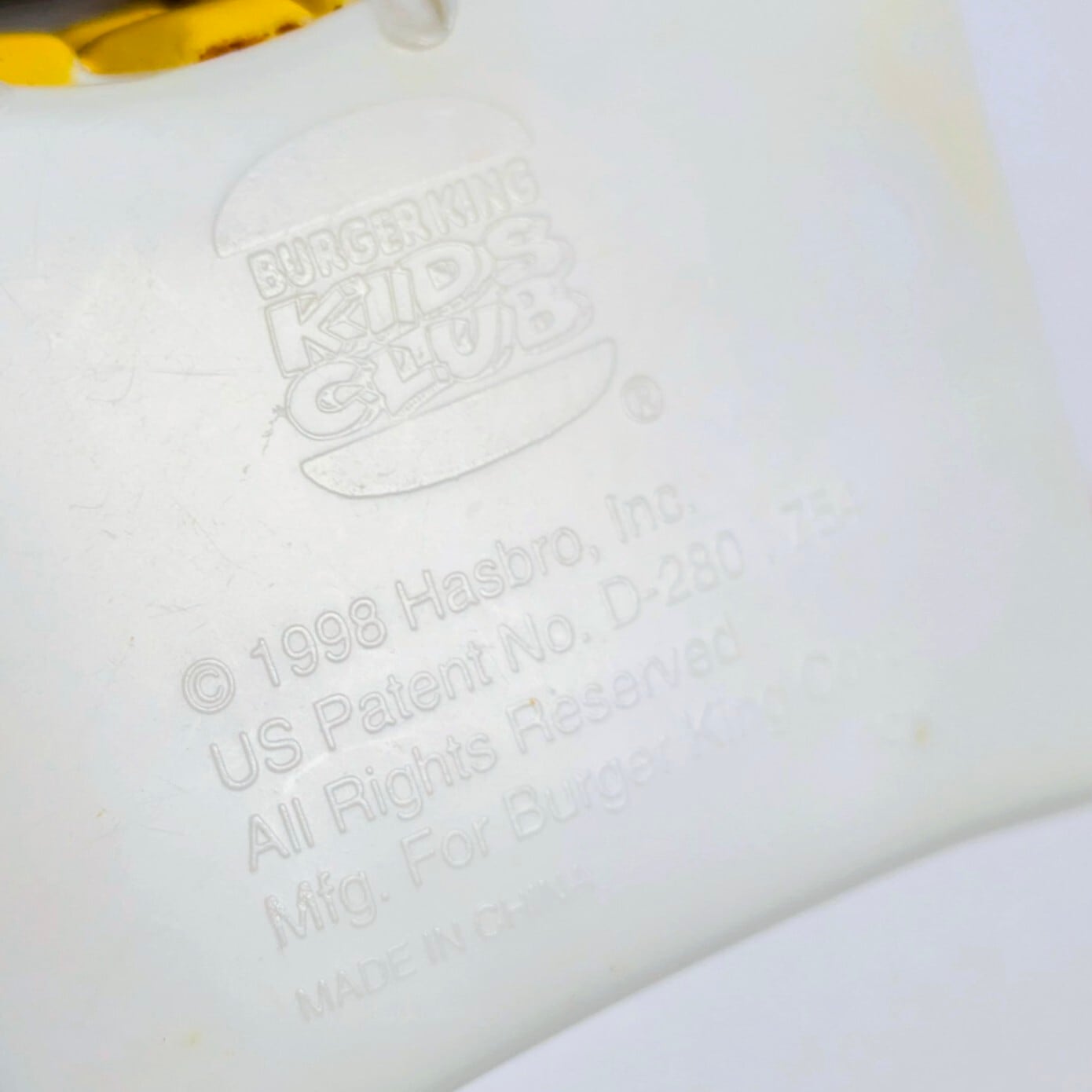 ☆VINTAGE1998☆【 ミスター・ポテトヘッド / トイストーリー 】『 Mr. Potato Head Fry Flyer 』US限定 BURGERKING MealToy / バーガーキング / ミールトイ 〚アメリカン雑貨 アメトイ〛