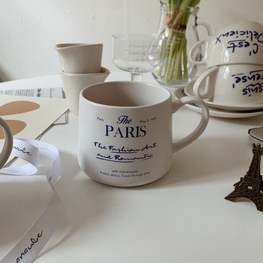 paris london mug / パリ ロンドン マグカップ コップ レタリング