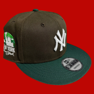 New York Yankees Statue of Liberty New Era Snapback / Brown,Dark Green (Gray Brim)