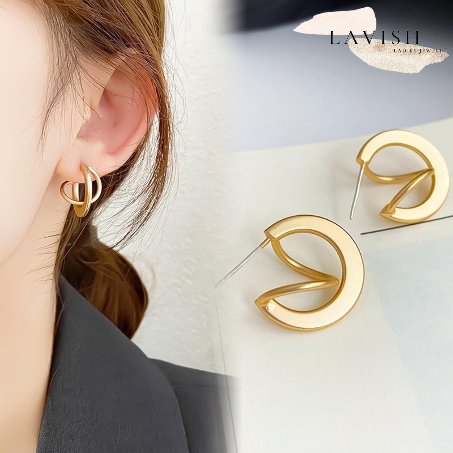 クロスデザイン ピアス レディース pierce | LAVISH