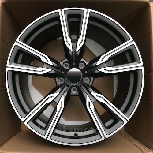 21インチ ツイン 5 スポーク グレー スタイル ホイール 2011-2015 BMW 6 シリーズ F06 F12 F13 BRN-1641