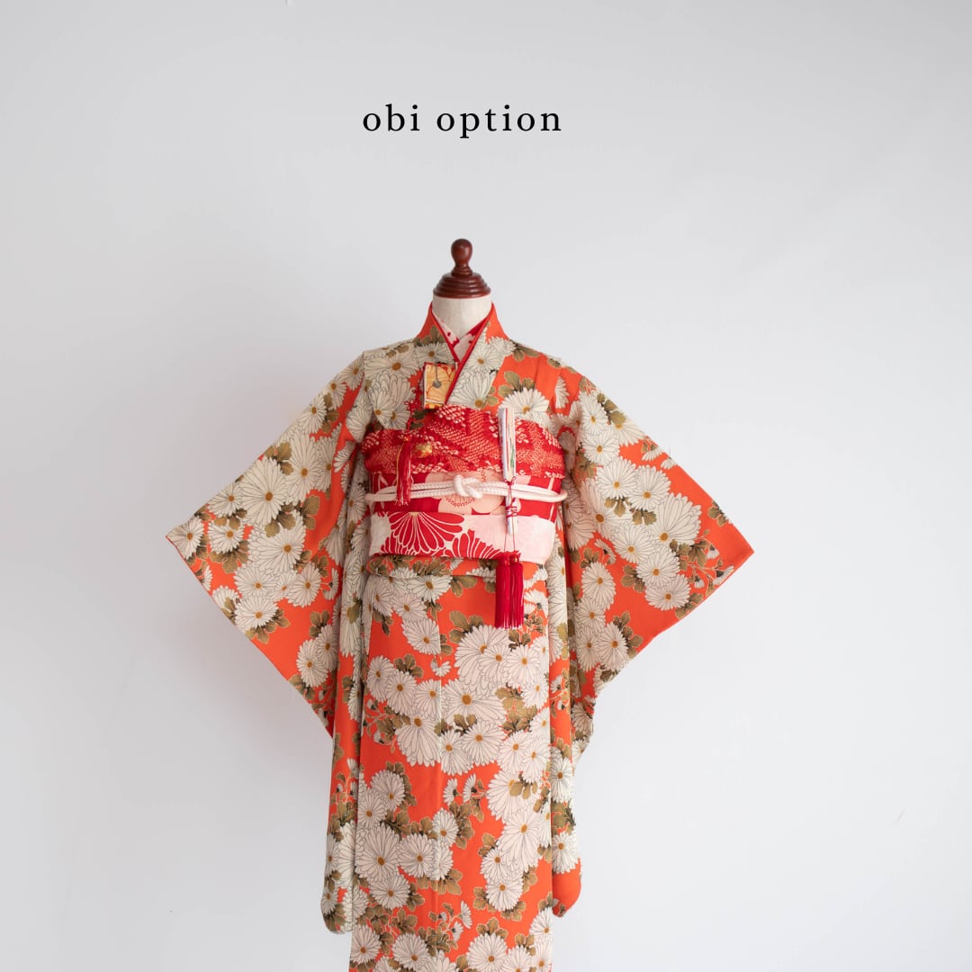 帯style 女の子『白菊尽くし』/SS7015(対応身長目安 約115〜128㎝)