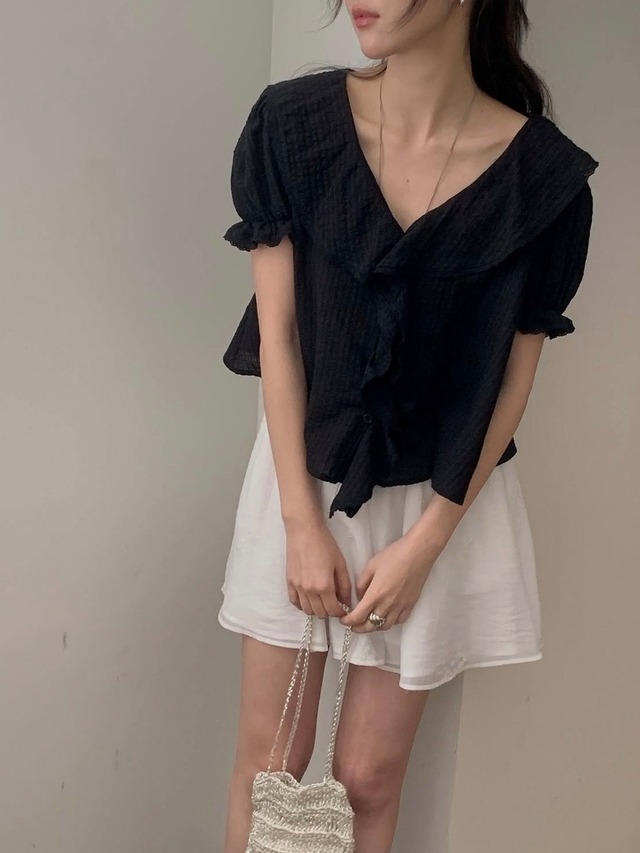 (予約) miel / Eden blouse 2color