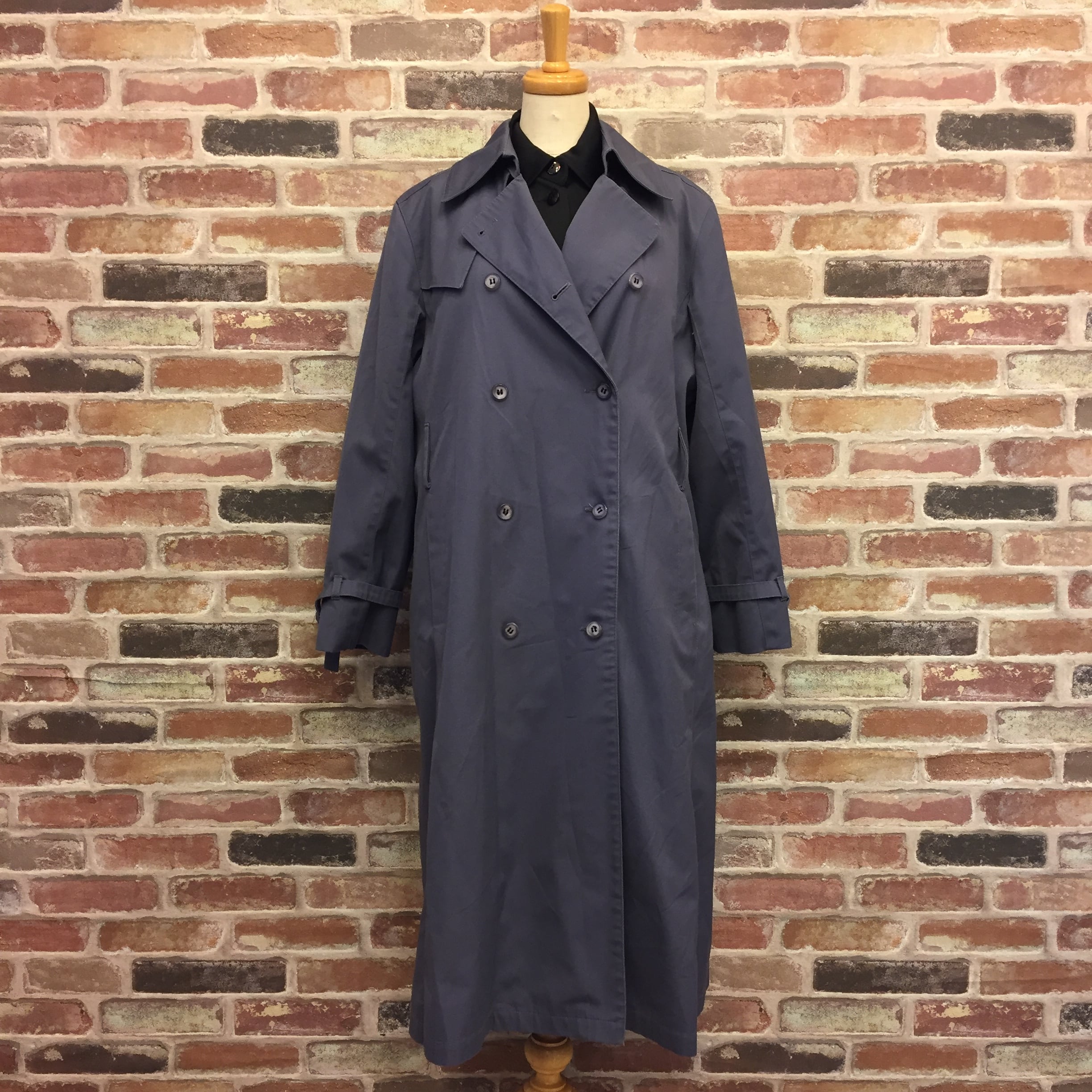 LONDON FOG trench coat トレンチコート otsu 古着 LONDON FOG Navy Trench Coat | インポート古着 GEORGE AND KEWPiE
