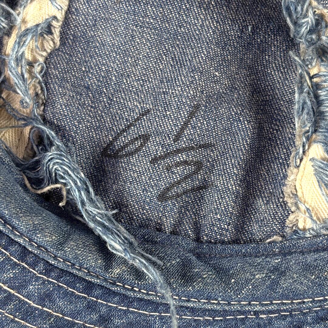 40s U.S.ARMY M-37 ヴィンテージデニムハット ミリタリー 大戦 古着