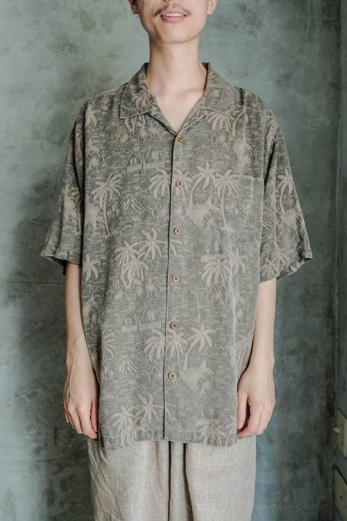 Tommy Bahama ウォッシャブルシルクS/Sシャツ 354B