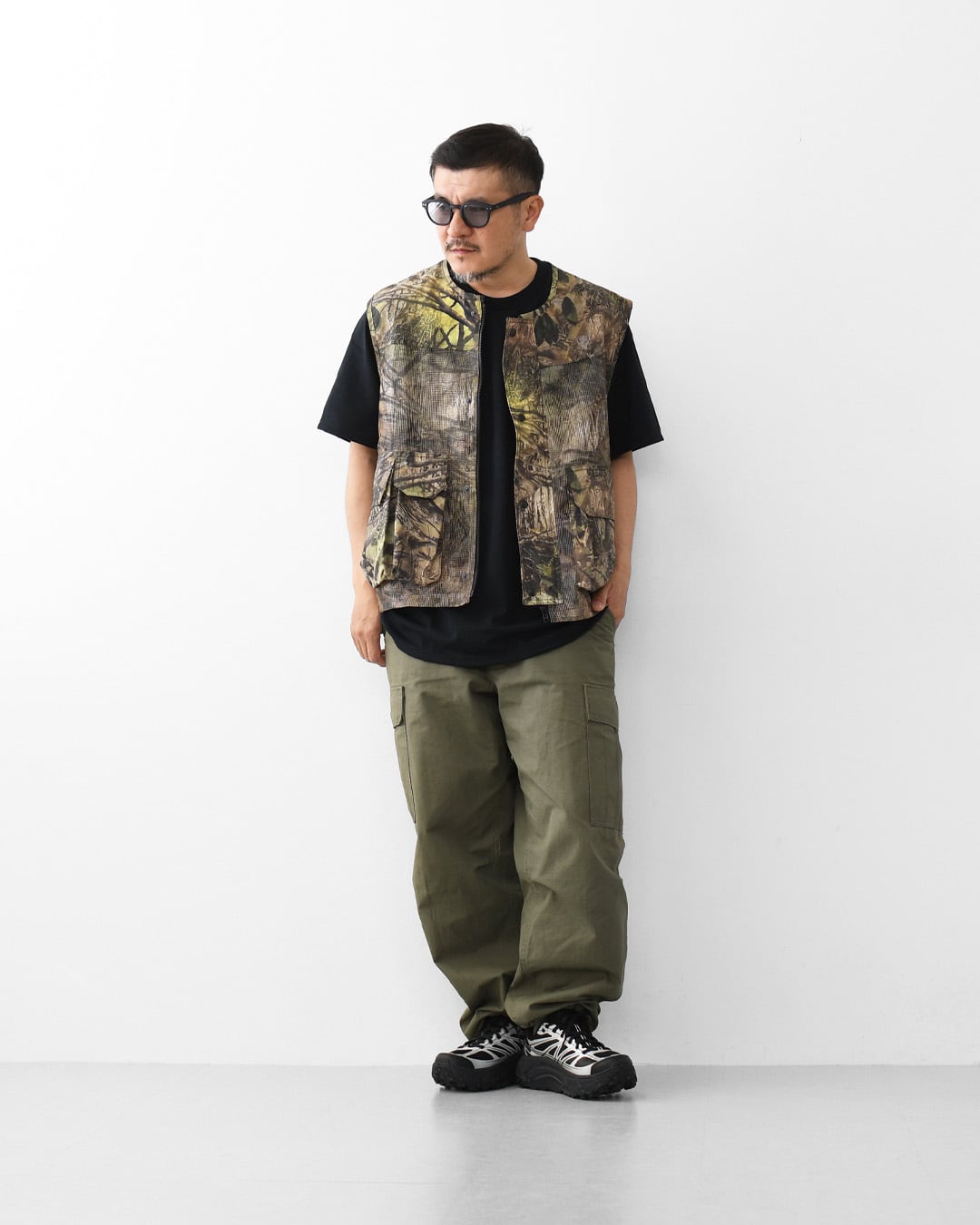South2 West8 カモ　ベスト S 防水 SOUTH2 WEST8 [サウスツーウエストエイト] Armor Vest - Nylon Tussah