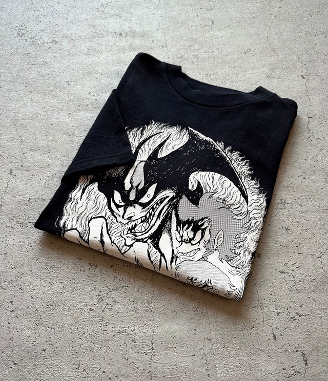90s USA製 “ DEVILMAN ” W-PRINT TEE OLD VINTAGE アメリカ製 