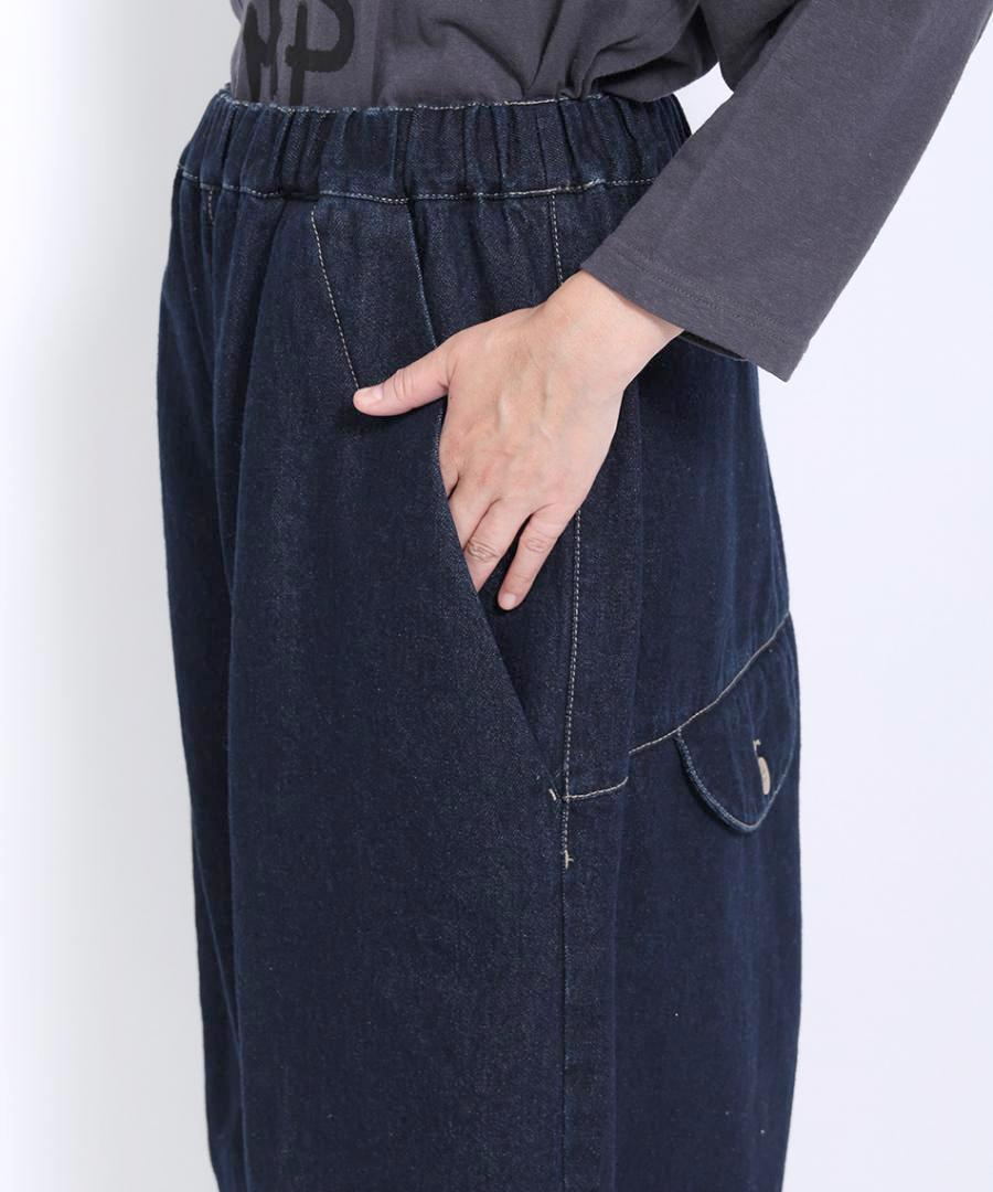 tumugu:]ツムグ 12ozコットンリネンデニム ティンカーパンツ