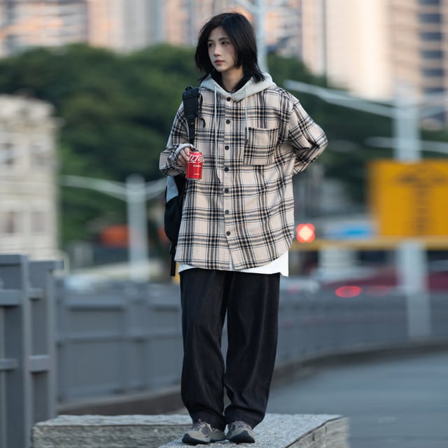 コーデュロイワイドパンツ / Wide-Leg Corduroy Pants