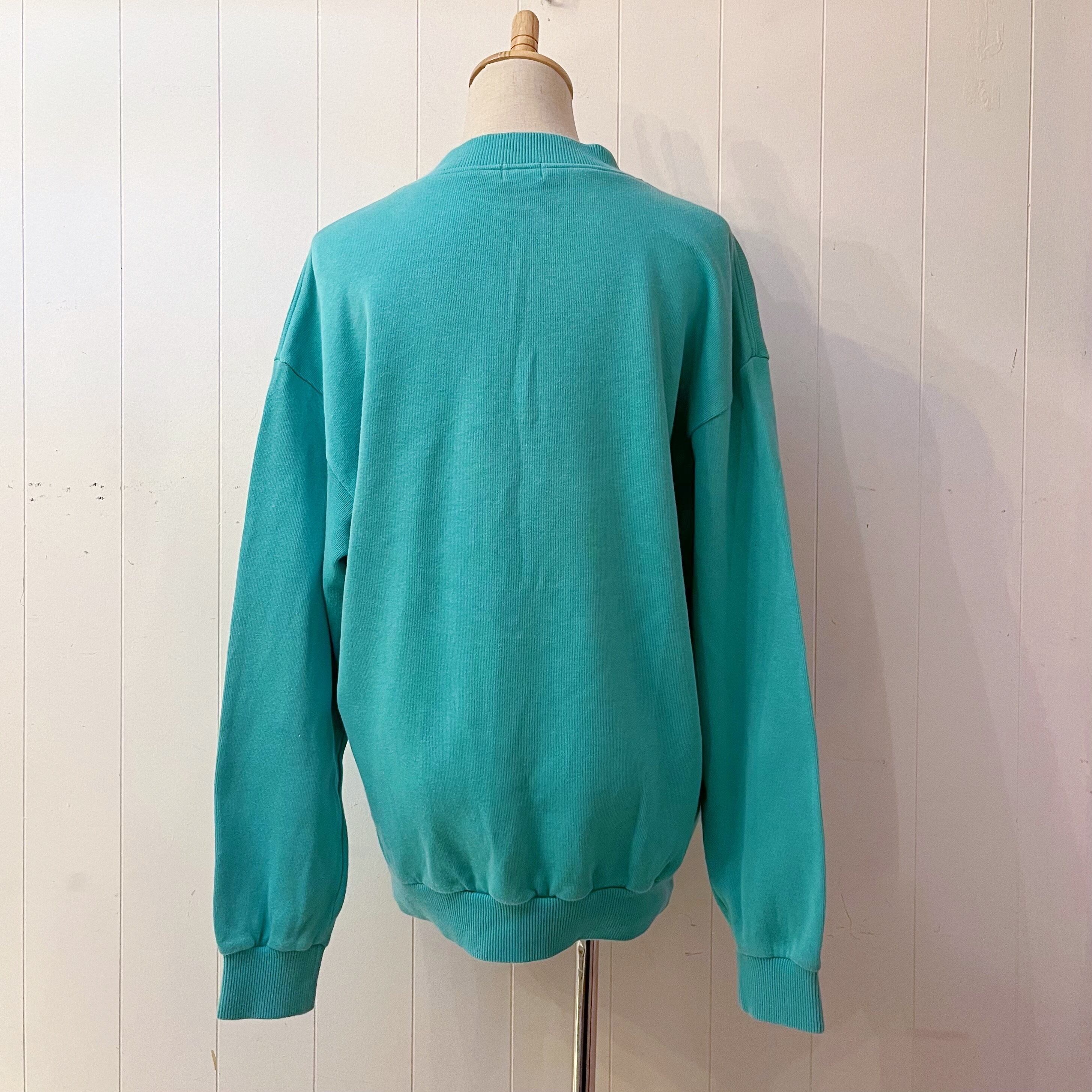 racket embroidery green sweat