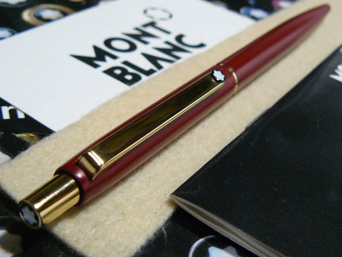 MONTBLANC モンブラン スリムライン ボールペン 細軸 レッド 赤