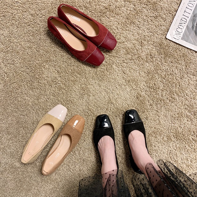 厚いヒールシングルシューズレディース2020新バージョンのネット赤ファッションワイルドメアリージェーンスクエアヘッド1足ins潮レディースシューズ 部族の婦人靴0187209