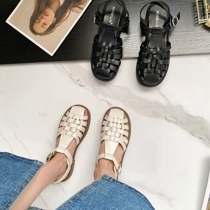 【送料無料】 サンダル グルカサンダル シューズ 靴 ローヒール フラットサンダル 編み込み レディース 歩きやすい 痛くない 疲れにくい 大人可愛い カジュアル おしゃれ 大人可愛い こなれ感 メンズライク シンプル レトロ ベージュ ブラック 黒 無地 20代 30代 40代 夏 お出かけ デート 女子会