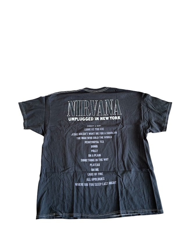 NIRVANA アンプラグド Tシャツ ピグメントダイ バンドT ニルヴァーナ