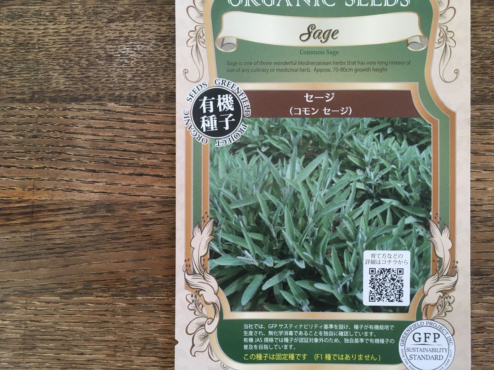 セージ オーガニックハーブ種子 那須高原herb ｓ