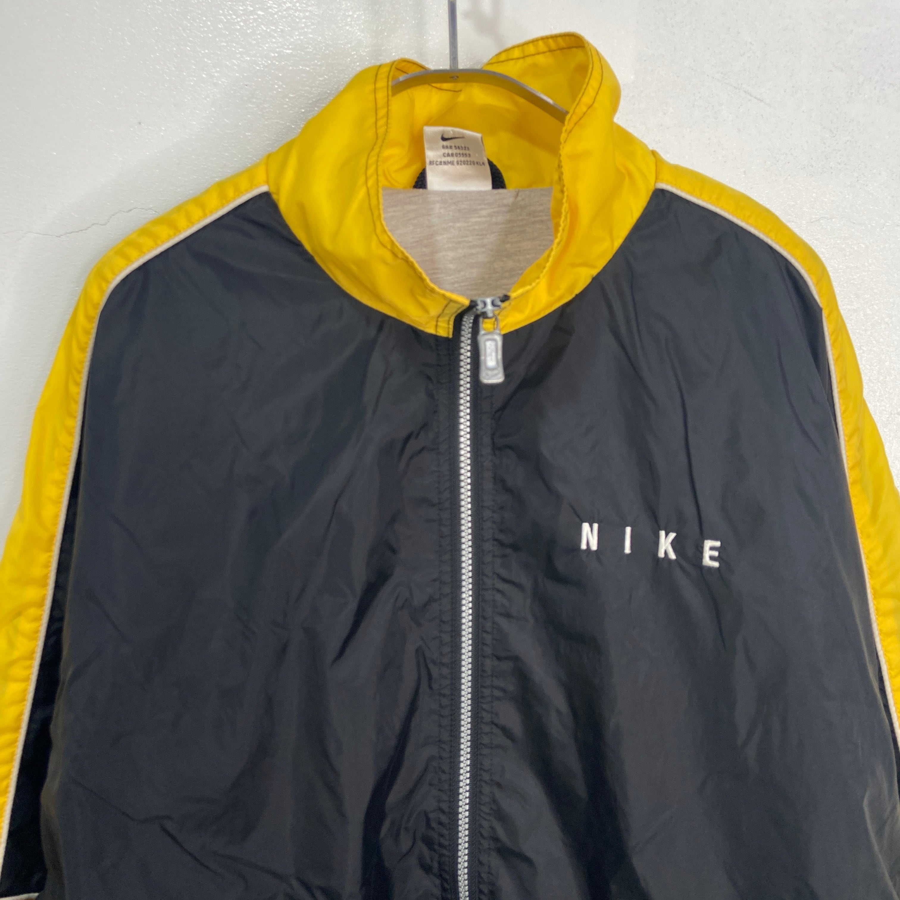 90s NIKE ナイキ 白タグ ナイロンジャケット スウォッシュロゴ