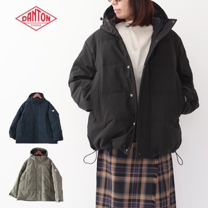 DANTON [ダントン] W DOWN HOODED JACKET [DT-A0008LAS] ダウンフードジャケット・ダウンジャケット・フード付きダウン・アウター ・LADY'S [2023AW]