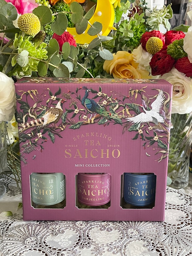 『SAICYO』サイチョウ・スパークリング 3種セット 化粧箱入 ギフト Saicho Sparkling  イギリス産の画像