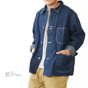 orslow [オアスロウ]  40's COVER ALL 9oz ORIGINAL SELVEDGE DENIM  [01-6150-81] オリジナルセルビッチ デニムカバーオール MEN'S [2024SS]