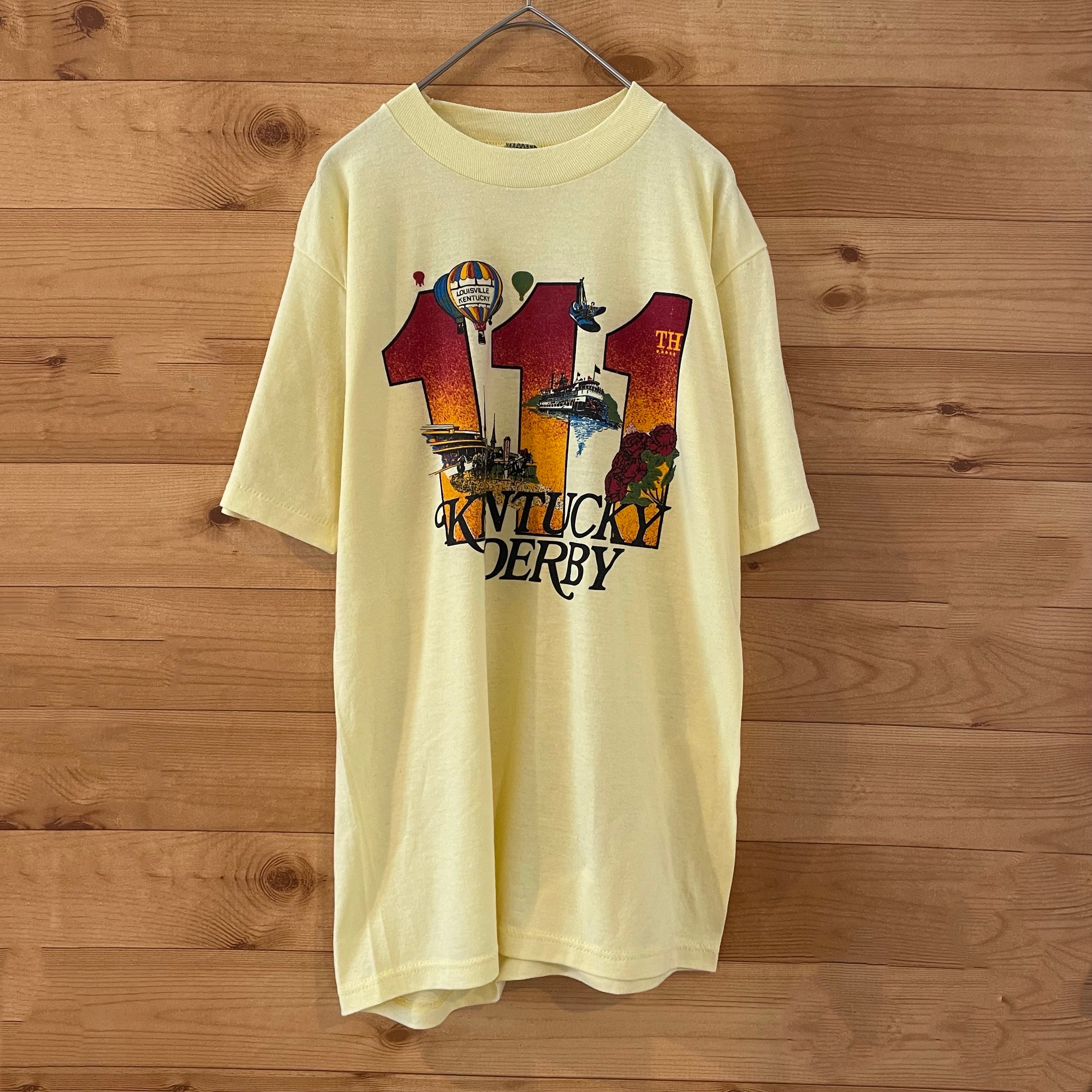 70s 80s USA メッセージプリントTシャツ 白 vintage