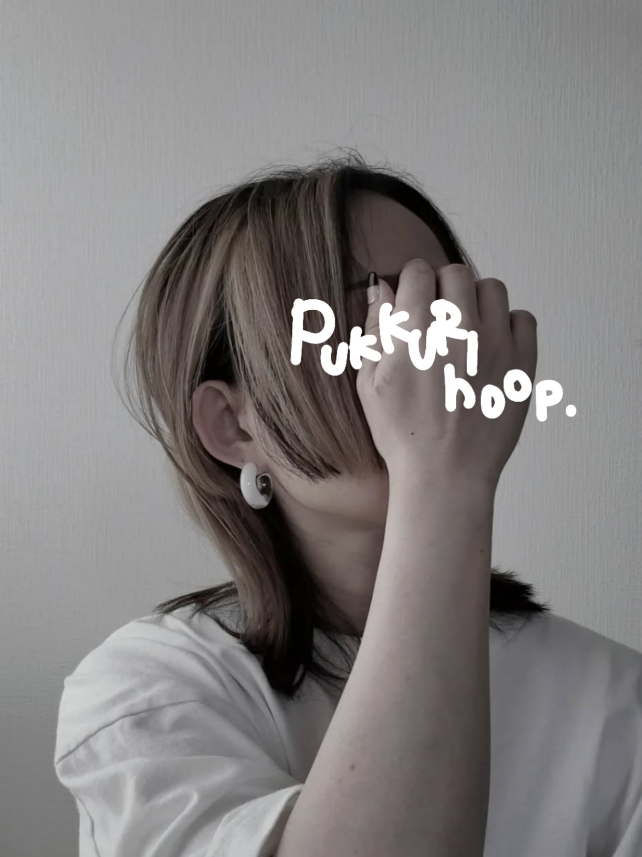 PUKKURI hoop. [black/white/blue] - 4