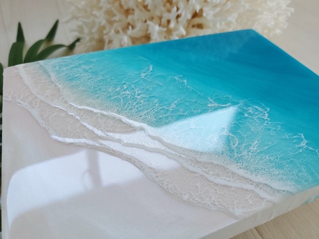 112.オーシャンレジンアート 3wave