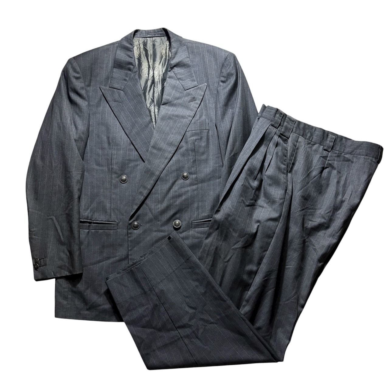 GIANNI VERSACE stripe suits set-up