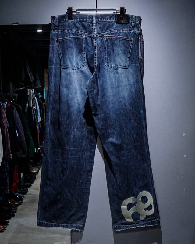 【add (C) vintage】“SEAN JOHN”Patch Design Loose Baggy Denim Pants