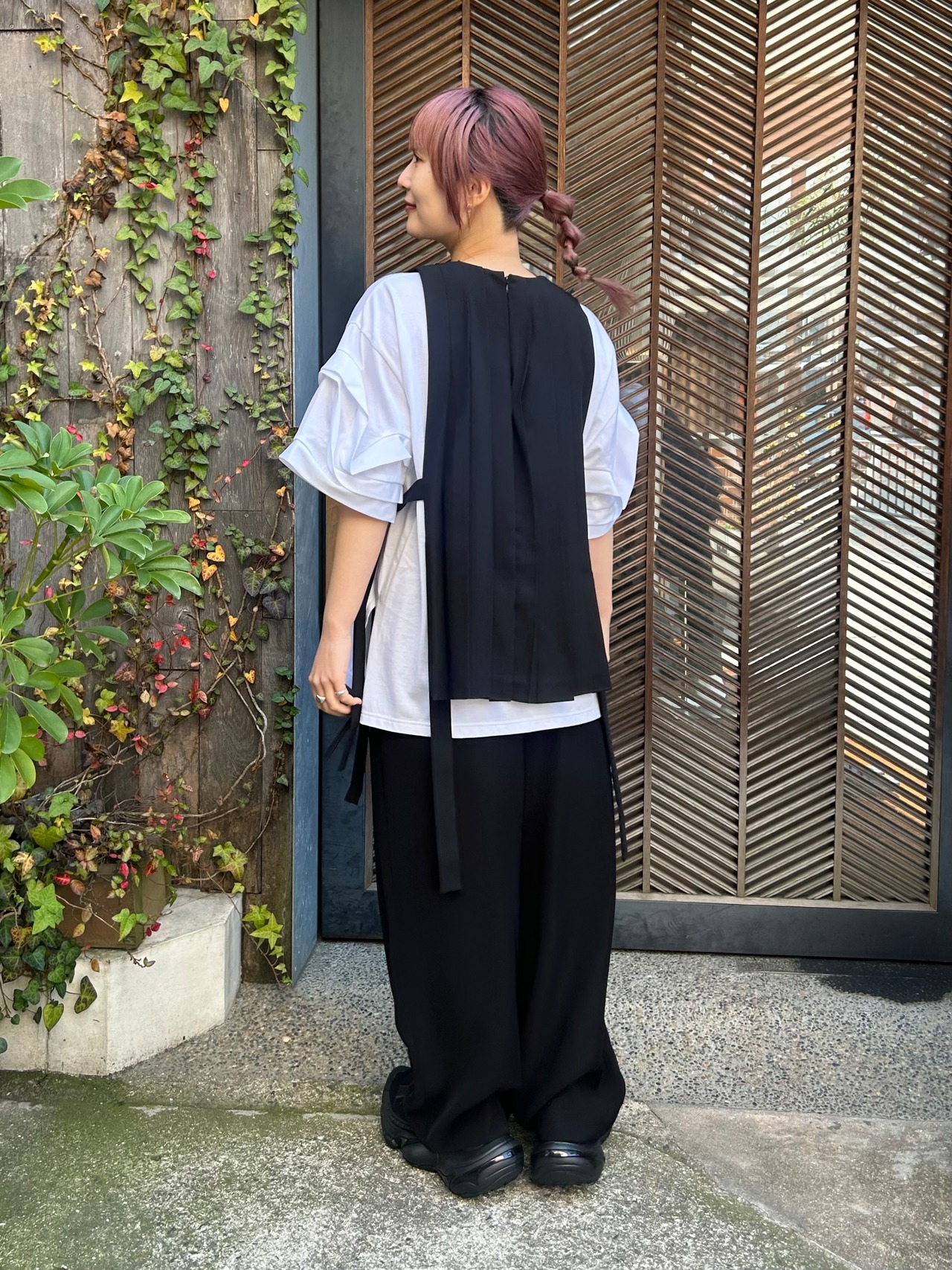 【25SS】ENFOLD エンフォルド / PLEATS VEST / ベスト - 5
