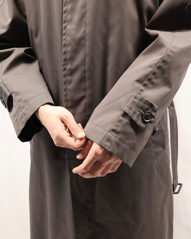 【yohji yamamoto AAR】Belted balmacaan coat