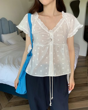 (予約)ezediary / Fresh Blouse