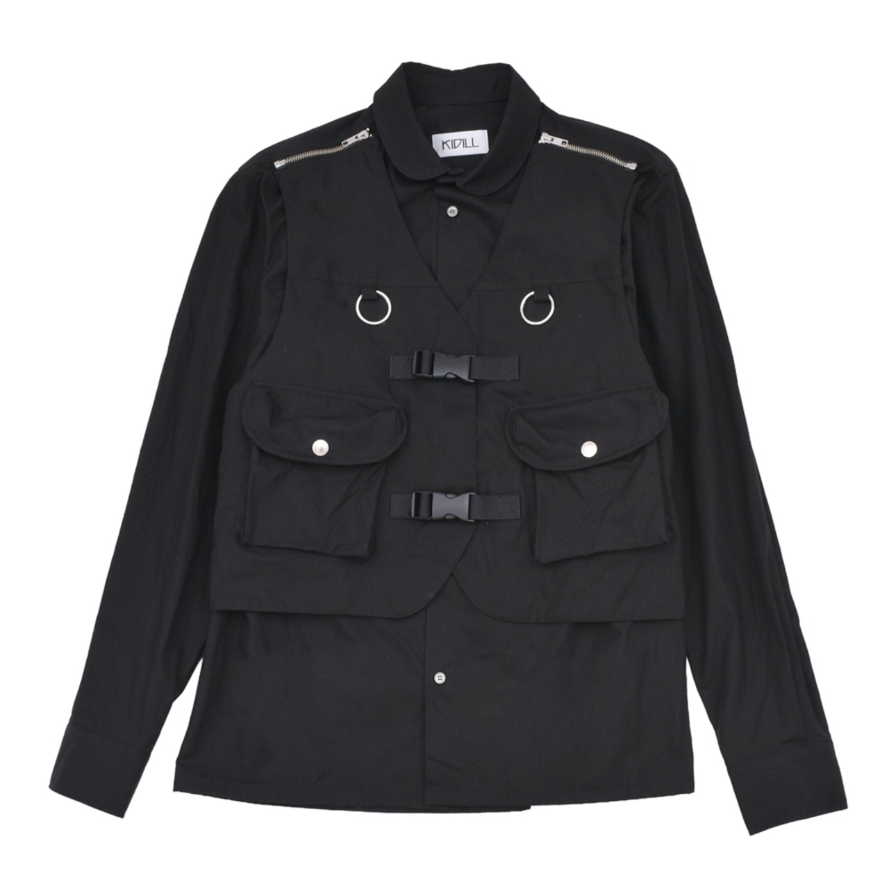 【KIDILL】UTILITY FIELD VEST DETACHABLE SHIRT - 1