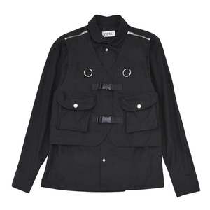 【KIDILL】UTILITY FIELD VEST DETACHABLE SHIRT