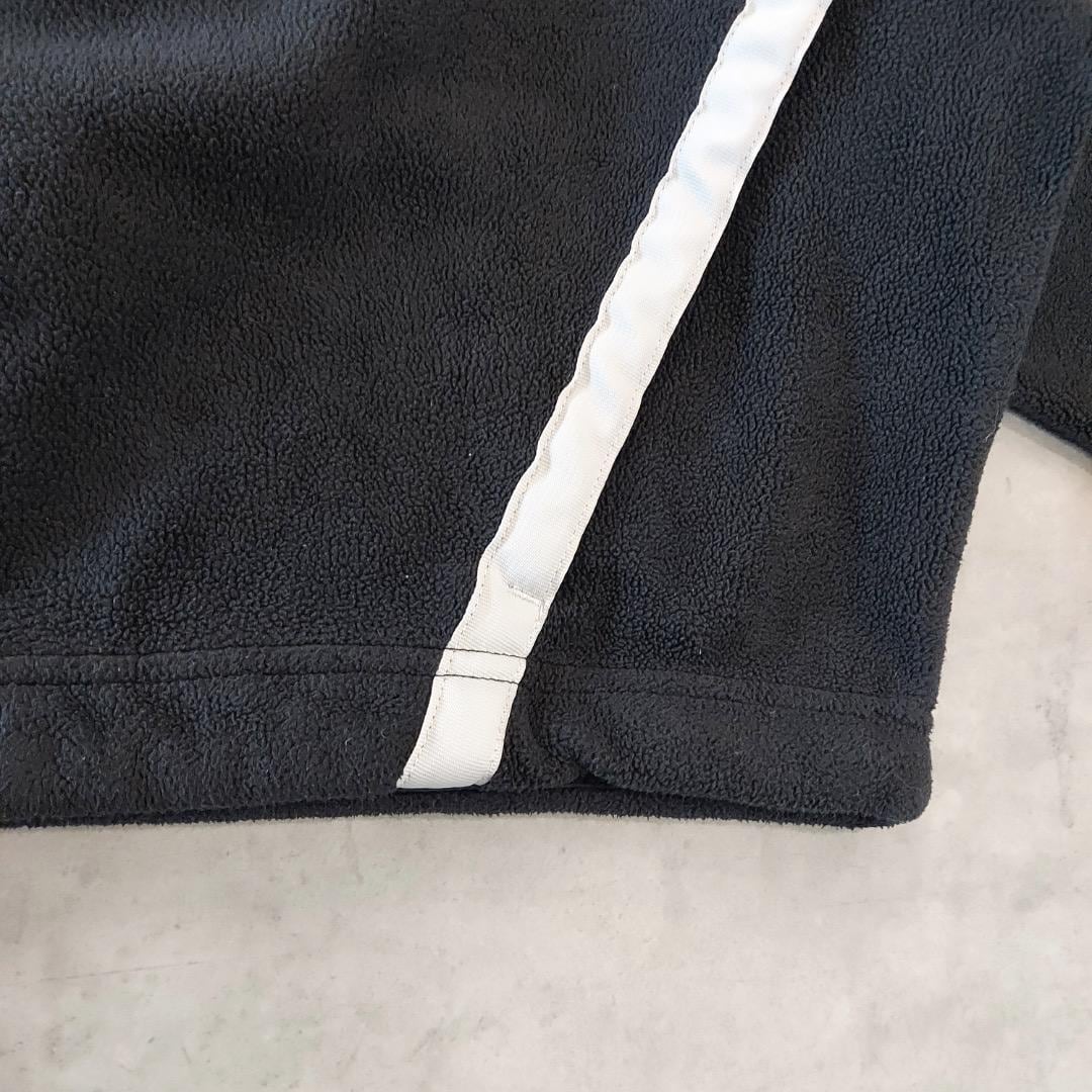NIKE ナイキ フリース 古着 ハーフジップ ショート丈 XL 黒 16524 | fuufu