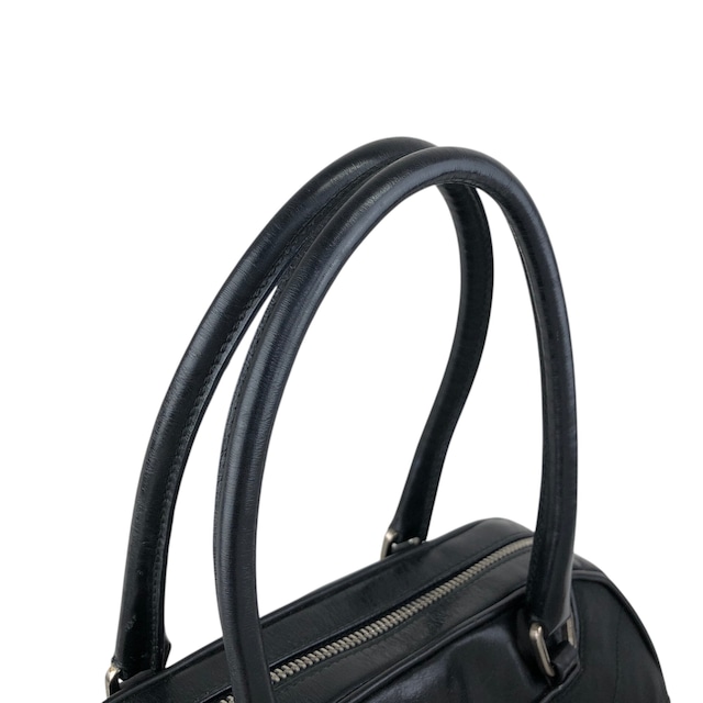 PRADA プラダ ボストンバッグ ブラック トライアングルロゴ ナイロン レザー vintage ヴィンテージ オールド mh4xag