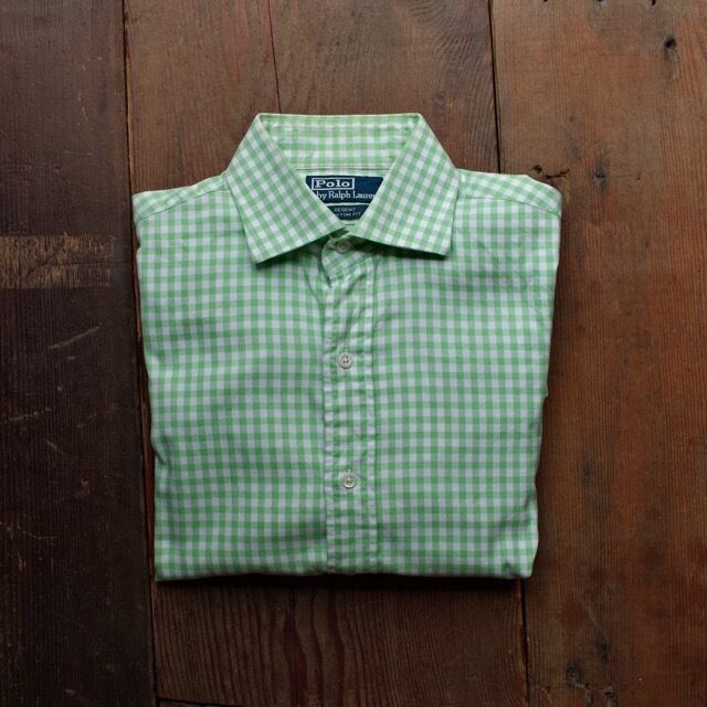 Polo Ralph Lauren Cotton Shirt / ラルフローレン  ギンガムチェック ワイドカラー シャツ